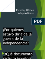 Estudio, México Independiente