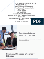 Principios y Deberes Gerencia y Liderazgo - PedroRamirez