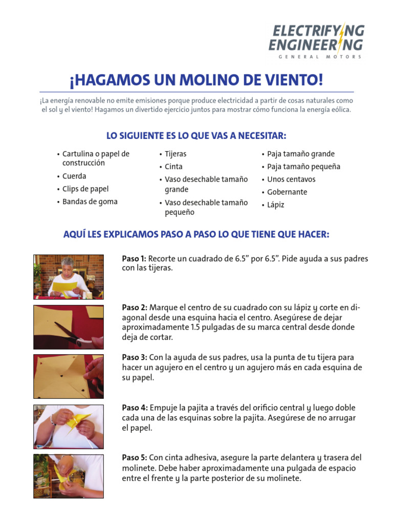 Construcción de un Molino de Viento | PDF