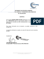 Certificacion Edgar Urrera Opeltrans