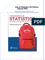Full Download Fundamentals of Statistics 5th Edition Ebook PDF