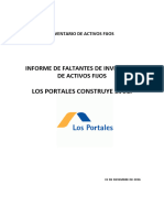 Inventario de Activos Fijos LP CONSAC S.A. - Informe de Faltantes 001-2016