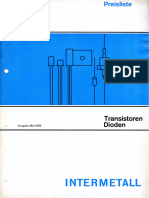 Itt Intermetall Transistoren Und Dioden 1965