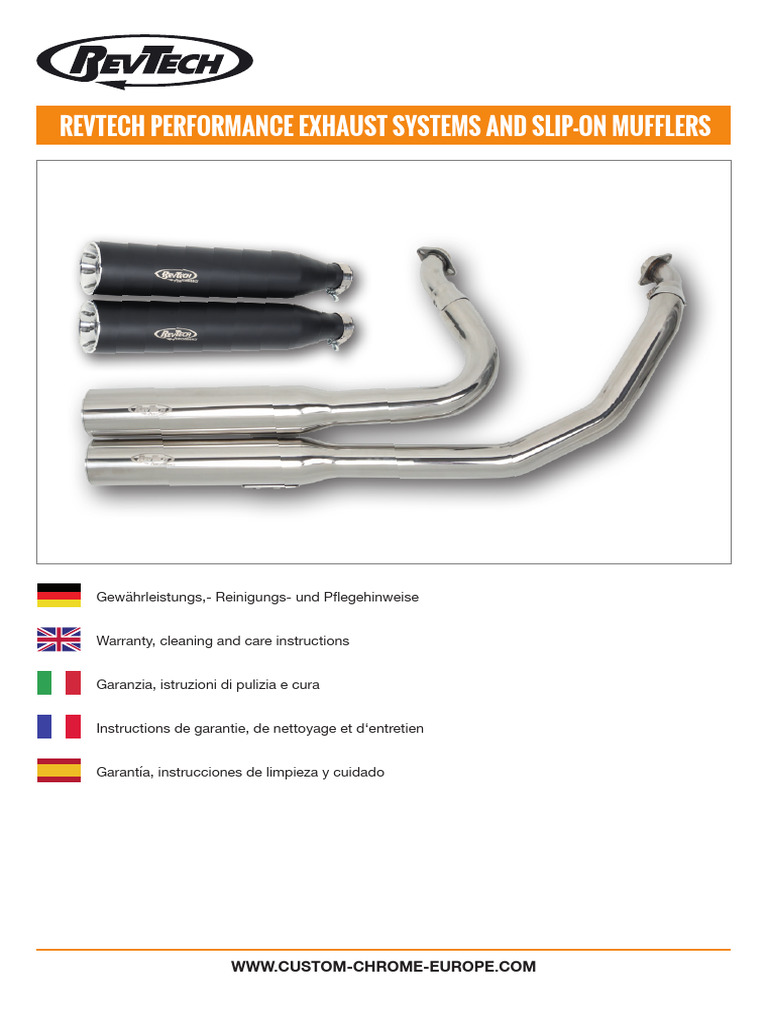 RevTech Installation Guide and Warranty | PDF | Industrial Processes