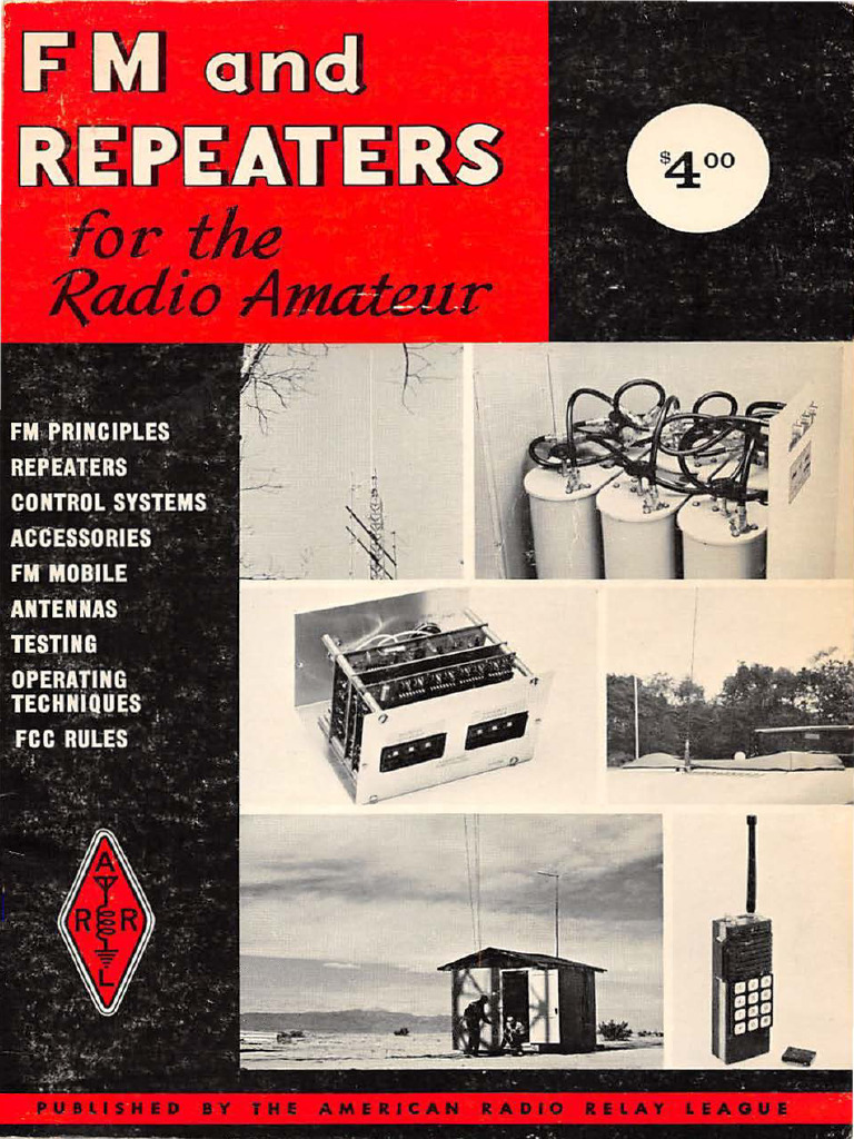 FM and Repeaters For The Radio Amateur 3 Printingnbsped