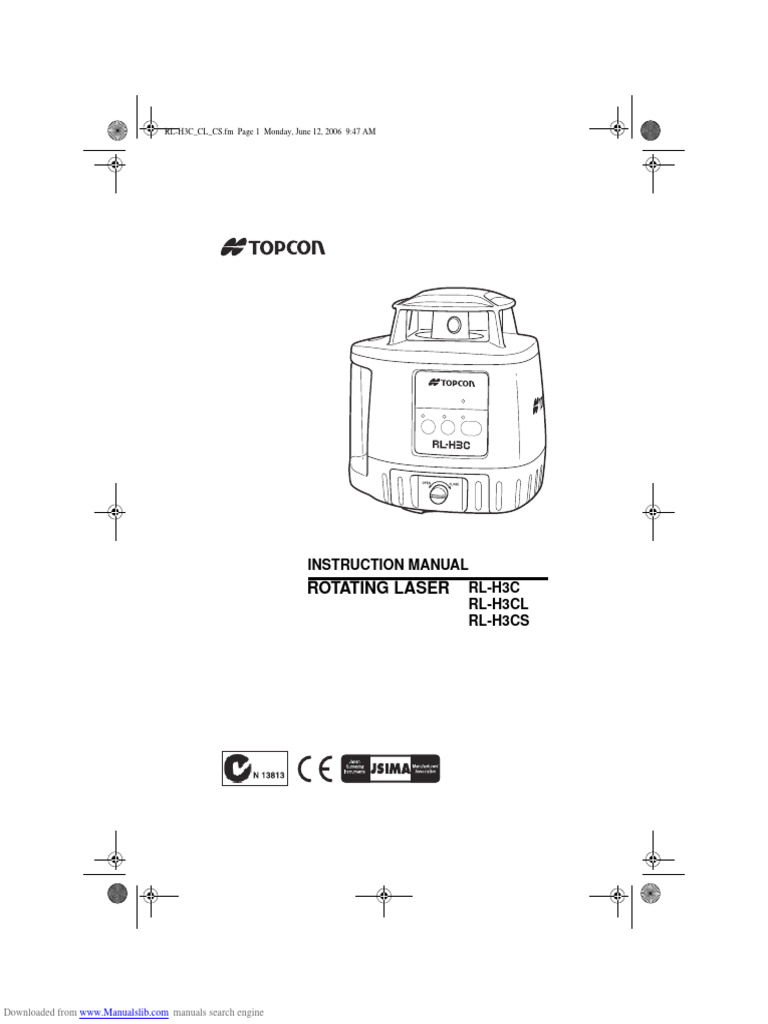 Rotating Laser User Guide | PDF