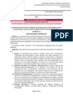 Lineamientos Generales en Materia de Clasificacion y Desclasificacion