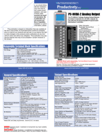 P3-08DA-2 Analog Output: Removable Terminal Block Specifications