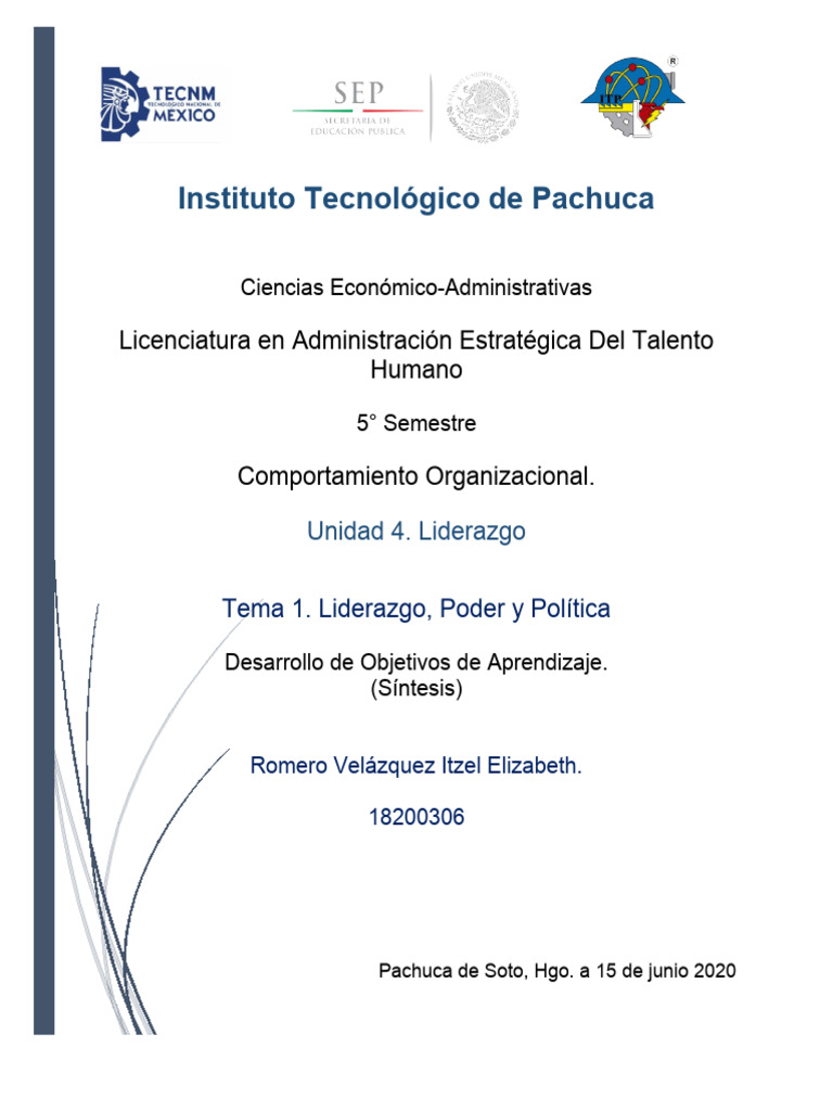 Liderazgo, Poder y Política | PDF | Liderazgo | Comportamiento