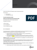 PDP Formative Brief