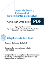 Clase 2. Conceptos de Salud y Enfermedad y DS 2019