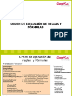 Orden de Ejecución de Reglas Y Fórmulas