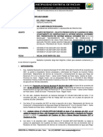 Informe #041-2022-Erp-Uslp-Gm-Mdi - 4to Reiterativo Presentacion Del Levan.t de Obs. Al Inform Mensual Nov. Prese. Infor, Mens