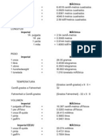 Conversiones Tabla