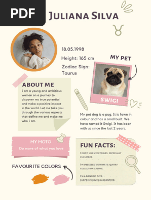 Beige Playful Collage All About Me Poster (2)