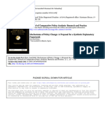 Real-Dato, Jose Mechanisms of Policy Change A Proposal For A Synthetic Explanatory Framework