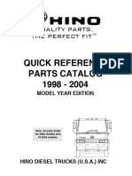 Hino Quickreference 1998 2004