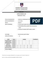 Geology Laboratory: Universiti Teknologi Mara