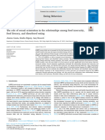 The Role of Sexual Orientation in The Relationships Among Food Insecurity, Food Literacy, and Disordered Eating