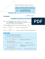 Statistics Revision Notes