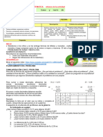 SESIÓN DE APRENDIZAJEmatematica