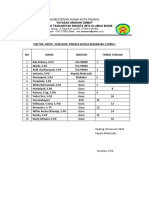 Daftar Hadir