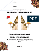 Teks Laporan P5 Kearifan Lokal DWI