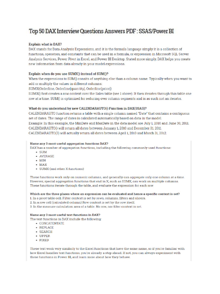 4 Powerbi Interview Questions Pdf