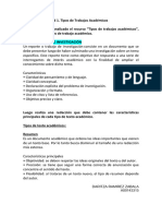 Tipos de Trabajos Académicos Geraldina