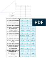 Ejercicios Expresiones Algebraicas