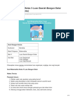 Soal Matematika Kelas 5 Luas Daerah Bangun Datar Kurikulum Merdeka