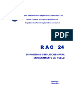 RAC 24 - Dispositivos Simuladores para Entrenamiento