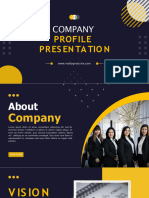 Yellow & Black Modern Company Profile Presentation