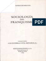 Amando de Miguel - Sociologia Del Franquismo (1978)