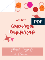 Apunte GinecologÃ - A Hospitalizado