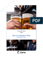 Zarla Brewery Business Plan Template Download 20230927