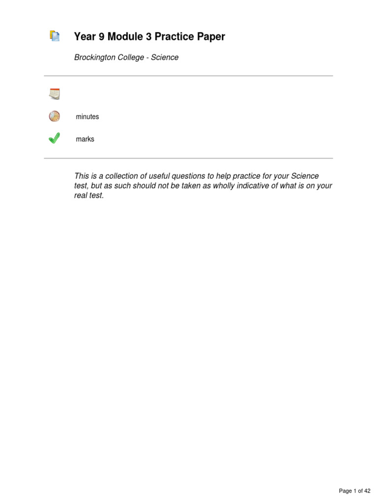 9c Practice Paper Pdf Rust Alloy
