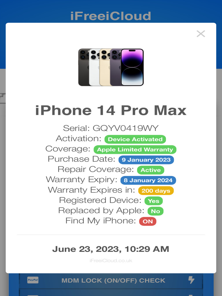 Ifreeicloud Check Imei