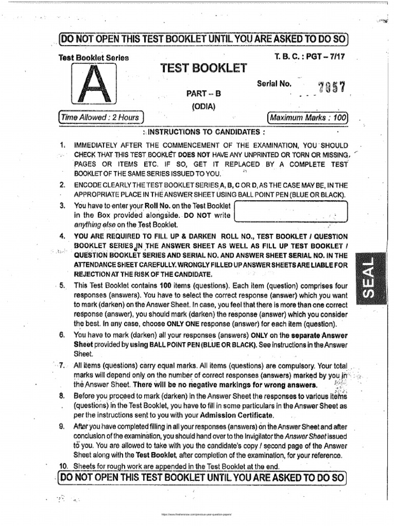Previous Year Question Papers PDF | PDF | Sports & Recreation