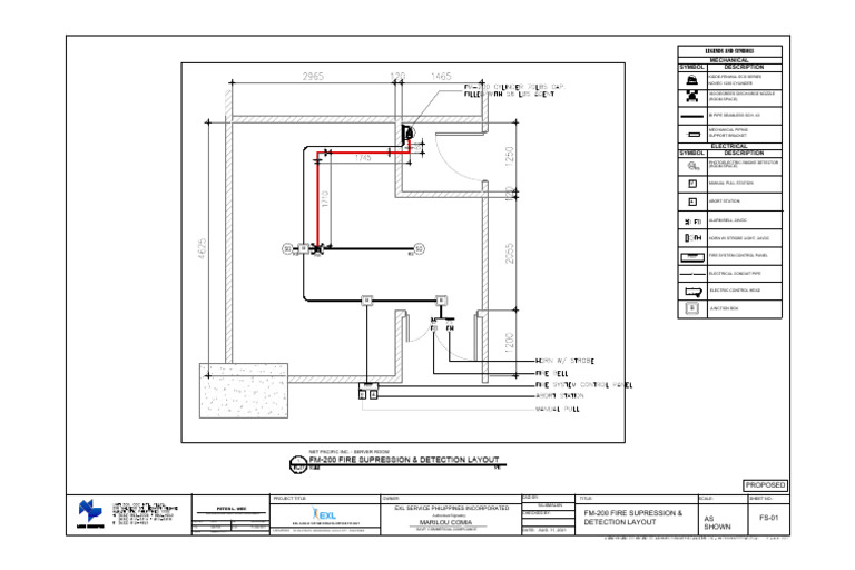FS-01 - EXL Iloilo - Fire Supression Detection Layout | PDF ...