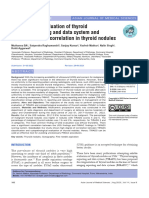 Comparative Evaluation of Thyroid Imaging Reportin