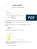 Distribución chi-cuadrado: funciones, tablas e interpolación