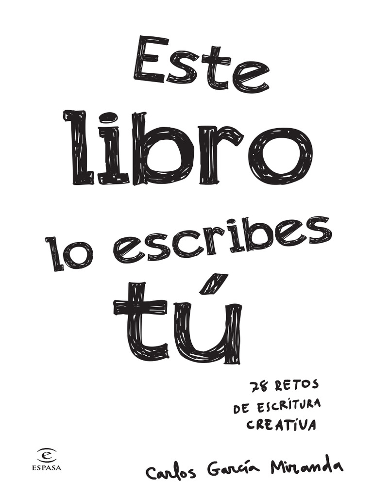 1 Este Libro Lo Escribes Tu | PDF