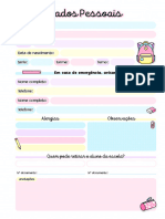 Agenda Menina A5 - 2dpp - Permanente