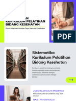 Bahan Paparan Penyusunan Kurikulum Pelatihan Bidang Kesehatan