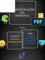 Estructura Organizacional Del Departamento de Mantenimiento 1