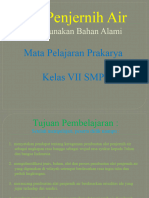 Materi Penjernih Air Bahan Alami