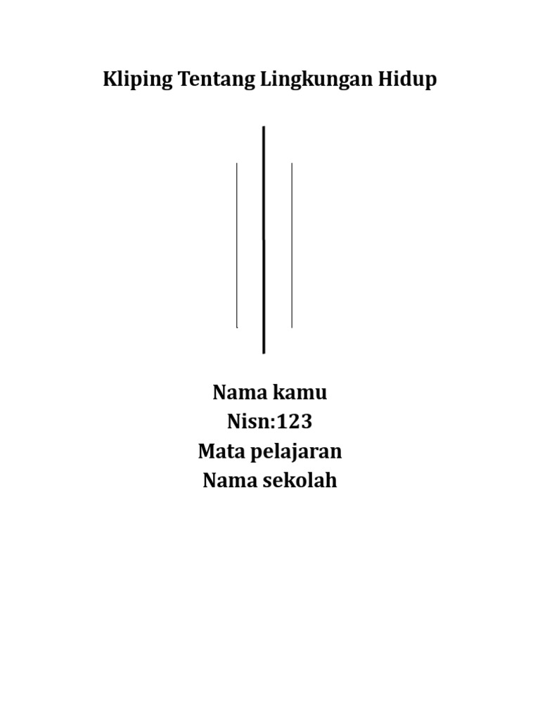 Kliping Tentang Lingkungan Hidup | PDF | Sains & Matematika