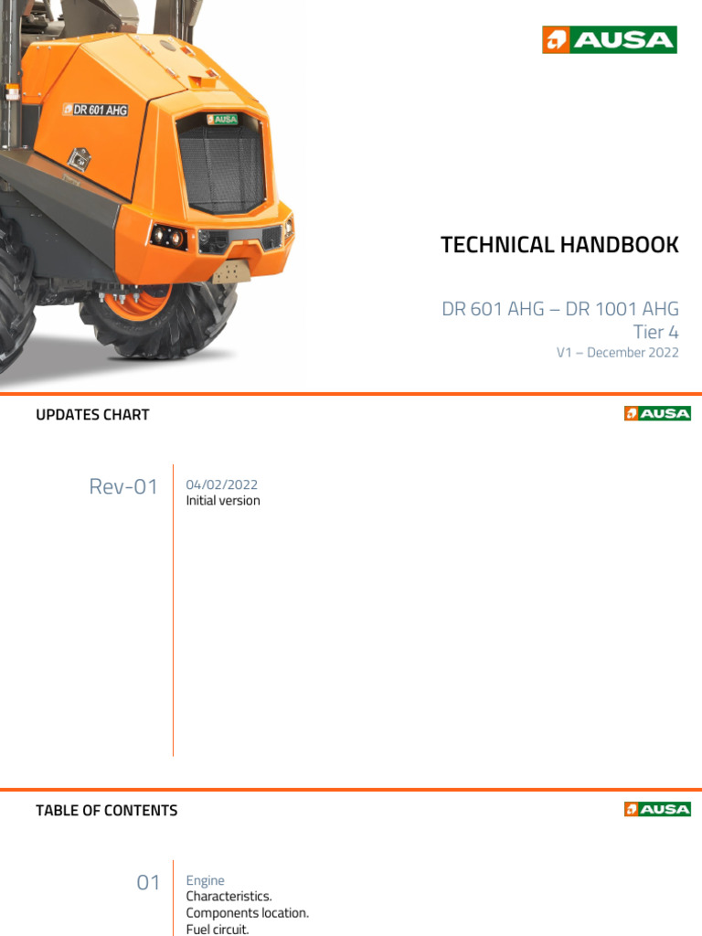 DR 1001 AHG Diesel Engine Handbook | PDF | Engines | Diesel Engine