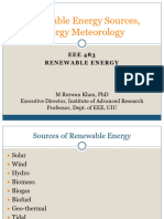 EEE 483 [Energy Meteorology]